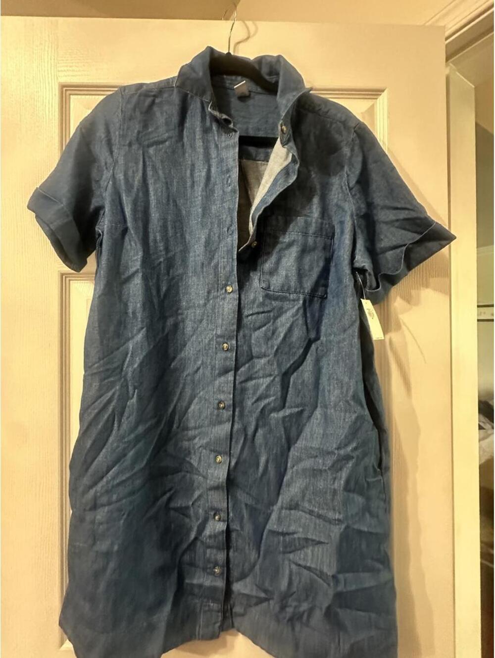 Old Navy Women's Blue and Navy Dress